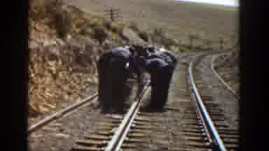 California (1936): Blue Collar Men Fixing The Rail Tracks