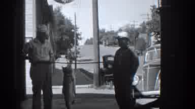 California (1936): Two Friends Holding A Huge And Heavy Fishing Fish In The Middle
