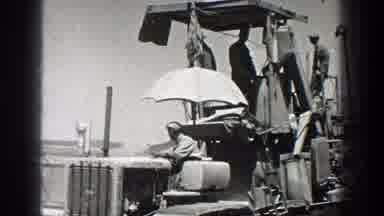 California (1936): People On Top Of The Tractor Working On The Farm