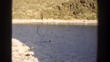 California (1936): Man Walking On A Flat Surface Vessel In The Middle Of The Ocean