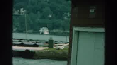 Lake Winnebago Wisconsin (1964): Panoramic View Of Area Near The River With