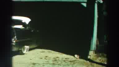 Lake Winnebago Wisconsin (1964): Car Parked In The House Next To The Garden