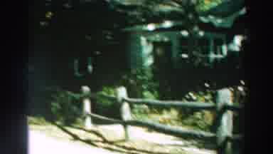 Lake Winnebago Wisconsin (1964): An House And The Garden Of A Family