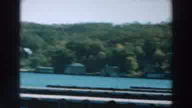 Lake Winnebago Wisconsin (1964): A Large Blue Lake Surrounded By Mountains And
