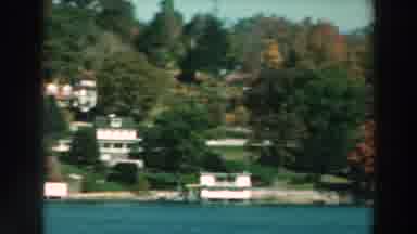 Lake Winnebago Wisconsin (1964): Cross Sectional View Of Houses In A Neighborhood