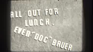 Kansas-1958: Doctor Out For Lunch During His Lunch Break While At Work