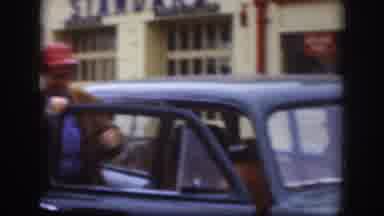 Kansas (1958): Men Exit The Car