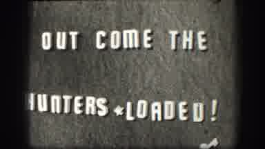 Kansas (1958): Out Come The Hunters Loaded Old Black And White Footage Of Word On