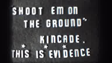 Kansas (1958): A Sign With White Letters That Reads Shoot Em On The Ground