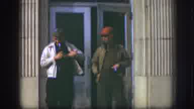 Kansas (1958): People Wearing Hats With Cigarettes In Their Hands Coming Out Of A