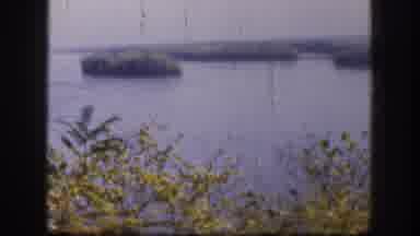 Kansas (1958): Pan Of Large Lake And Islands With Slide Of Last Resort No Tarry