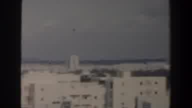 Israel (1960): Sightseeing Of The White Rooftops Of A City In A Sunny Day