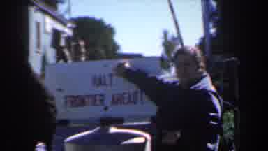 Israel (1960): The Woman Is Pulling Teeth To The Frontier Sign Its Frontiers Day