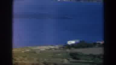 Israel (1960): View Of Blue Ocean Water And Green Farmland On A Clear Sunny Day