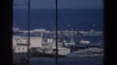 Israel (1960): Boating Dock On Ocean Including Boats And The Horizon Pictured In