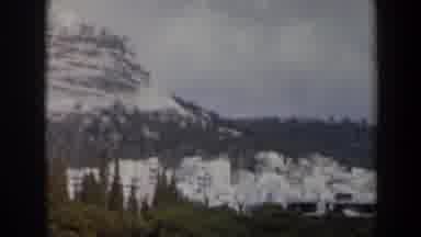 Israel (1960): Beautiful Nature Winter Fresh Snow Covered Mountain Pine Forest