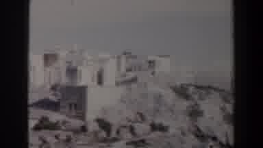 Israel (1960): Image Of Old Buildings On Top Of Rocks And Mountains Around