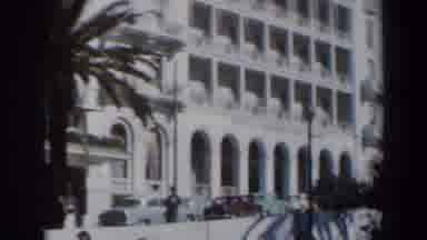 Israel (1960): Busy Road In Front Of A Grand Hotel