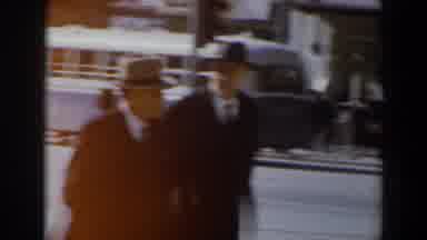Israel (1960): Several People Strolling On The Streets On A Sunny Day In The Past