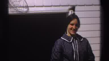 Michigan (1969): Unsure Girl Swaying From Foot To Foot With Strange Ponytail On