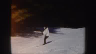 Vermont (1962): A Person Is Skiing Down A Snow-Covered Mountain In The Winter