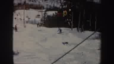 Vermont (1962): Skier Goes Down A Mountain At Tremendous Speed The Camera Then