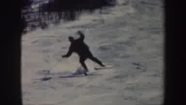 Vermont (1962): A Person Skiing Down A Hill Falls Down On Their Bottom