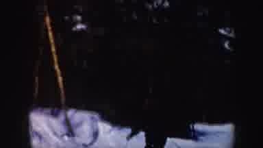 Vermont (1962): Man Skiing Down The Side Of A Snowy Mountain Side