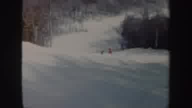 Vermont (1962): Old Snow Skiing Video In Which Two Guys Are Actively Enjoying The