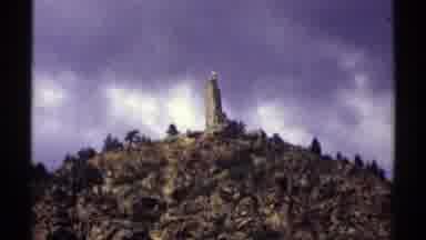 Colorado (1969): Analog Footage Of A Landscape And Mountainside On A Sunny Day