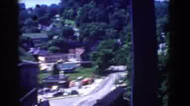 French Lick Indiana (1958): View Of Green Trees And Blue Sky On A Clear Sunny Day