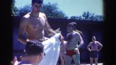 French Lick Indiana (1958): Neighbor Swimming And Relax Party