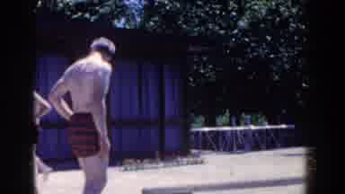 French Lick Indiana (1958): Group Of Friends Having Fun In A Swimming Pool In