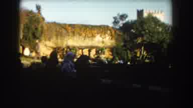 CASABLANCA-1959: People Enjoying A Picnic With A Great View Of Mountains