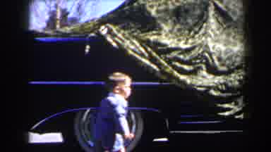 Las Vegas (1958): Woman Watching Child Touching A Car Tire