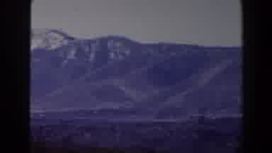 Las Vegas (1958): Sweeping Over The Desert Mountains And Snow Another Dreary Day