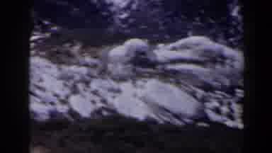 Las Vegas (1958): View Of Melting Mountain Snow On A Clear Sunny Day