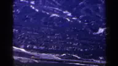 Las Vegas (1958): Snow Capped Mountains With A Train Riding Through It And