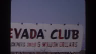 Las Vegas (1958): View Of Red White And Blue Nevada Club Sign On A Clear Day