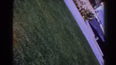 Las Vegas (1958): Camera Is On Its Side Looking At A Patch Or Grass Then Cuts To