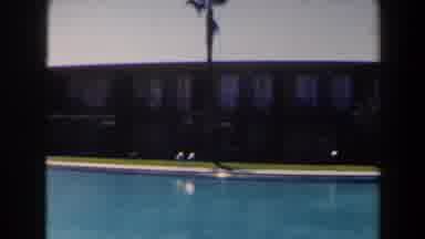 Las Vegas (1958): A Beautiful Leisure Area Of A Large Hotel