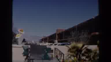 Las Vegas (1958): The View Of A Two Story Hotel On A Sunny Day