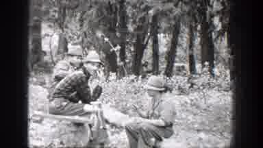 Chelan Washington (1939): Soldiers Are Cooking Liver Using Old Methods