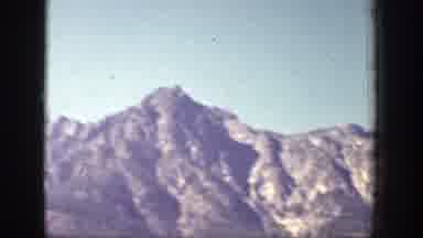 Chelan Washington (1939): Mountain Peaks On A Hazy Day