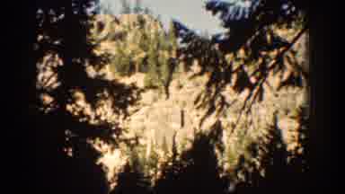Chelan Washington (1939): Person Wearing Red Shirt Fishing In Rapid Flowing River