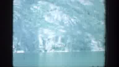 Chelan Washington (1939): View Of Mountains Green Trees And Blue Lake Water On A