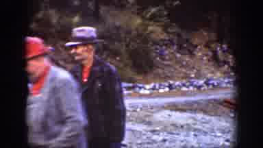 Chelan Washington (1939): People Meeting Lady With Kid Near The Mountains Saying