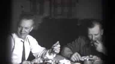Chelan Washington (1939): A Group Of Men Having Lunch Eating Chicken And Rice