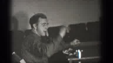 Chelan Washington (1939): Men Enjoy Their Lunch In A Cozy Place But If They Share