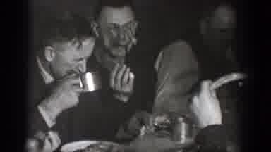 Chelan Washington (1939): A Group Of People Seated Eating Drinking And Socializing